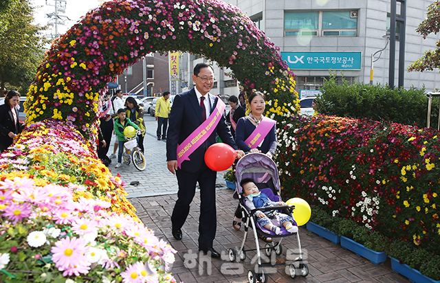 ▲ 해남군이 합계출산율 6년 연속 1위를 기념해 아이사랑 축제를 개최했었다.