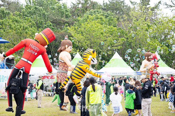 ▲지난 5월 열린 해남공룡대축제 모습.