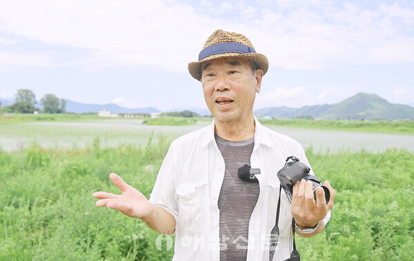 ▲비와호 재생보전협의회 쿠라하시 요시히로 회장.