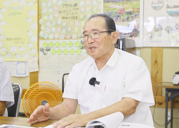 ▲NPO 의장을 맡고 있는 에리 다카오 가라쓰시 의회 의장.