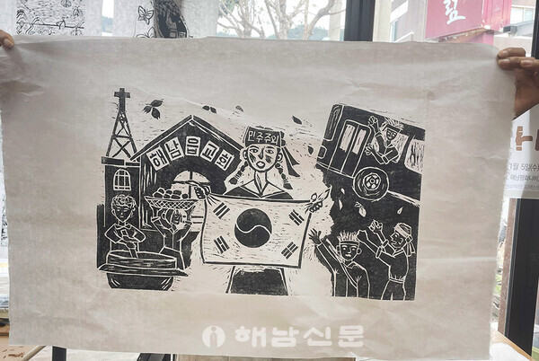 ▲장문경-80년 봄, 갈래머리 소녀와의 조우